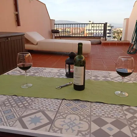 Sol Y Playa Roquetas-atico Con Piscina, Solarium Y Garaje