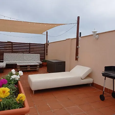 Sol Y Playa Roquetas-atico Con Piscina, Solarium Y Garaje