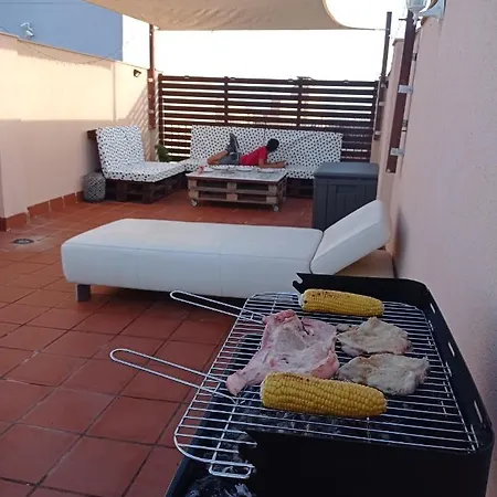 Sol Y Playa Roquetas-atico Con Piscina, Solarium Y Garaje Apartment